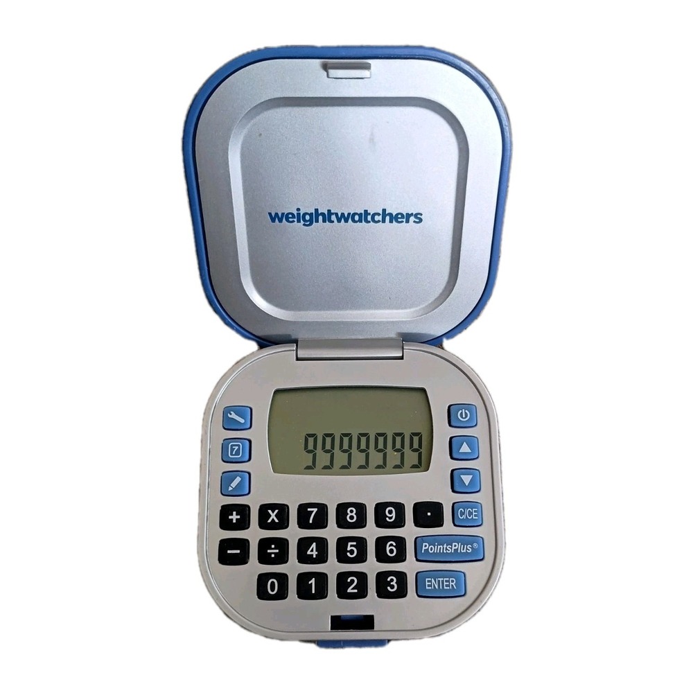 Weight Watchers Points Plus Calculator Blue Digital Handheld NAC 5.1A